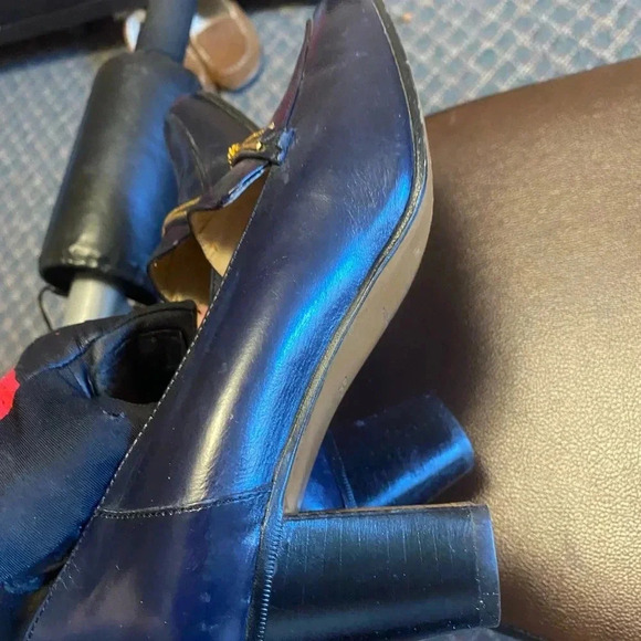 Raspini Firenze Vintage Leather Loafer Heels - Picture 9 of 9